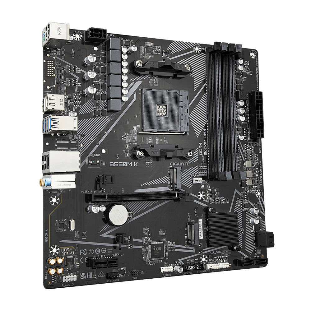 PLACA MAE AMD GIGABYTE B550M K G10 DDR4 AM4 - miniatura 2