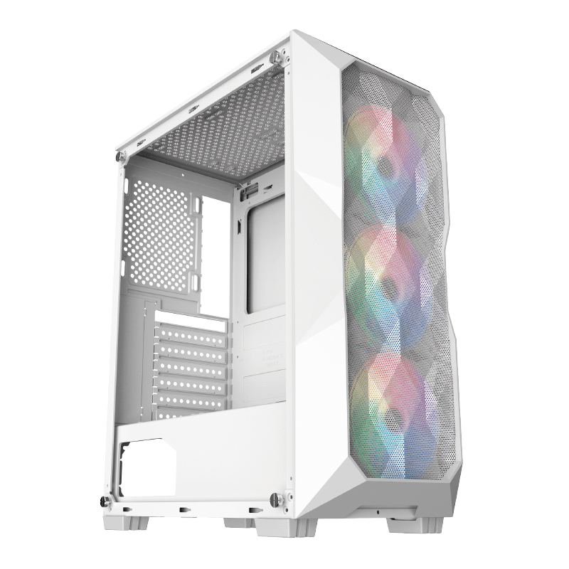 GABINETE GAMER BRANCO COM 3 FANS - GB1730 - foto 1