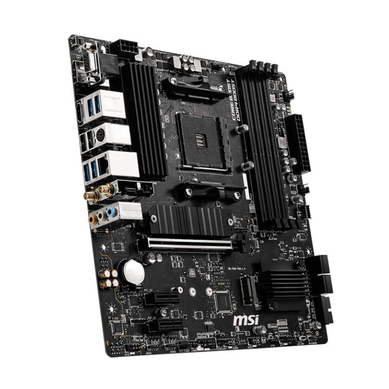 PLACA MAE MSI B550M PRO-VDH WIFI - AMD RYZEN AM4 - DDR4 - MATX - VGA/HDMI/DISPLAY PORT - miniatura 4