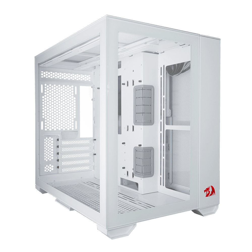 GABINETE GAMER LIAN LI - REDRAGON MODELO O11 DYNAMIC MINI BRANCO - foto 1