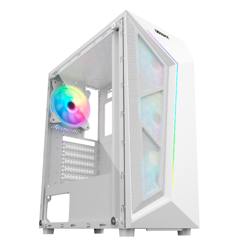 GABINETE GAMER BRANCO COM 4 FANS RGB - GB1733 - miniatura 7