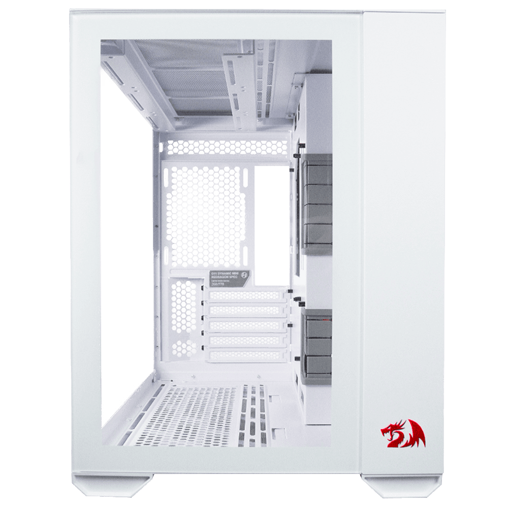 GABINETE GAMER LIAN LI - REDRAGON MODELO O11 DYNAMIC MINI BRANCO - miniatura 2
