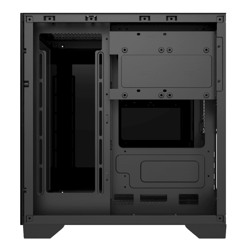 Gabinete Cubo Gamer Hayom Com 4 Fans RGB - GB1790 Preto - miniatura 4