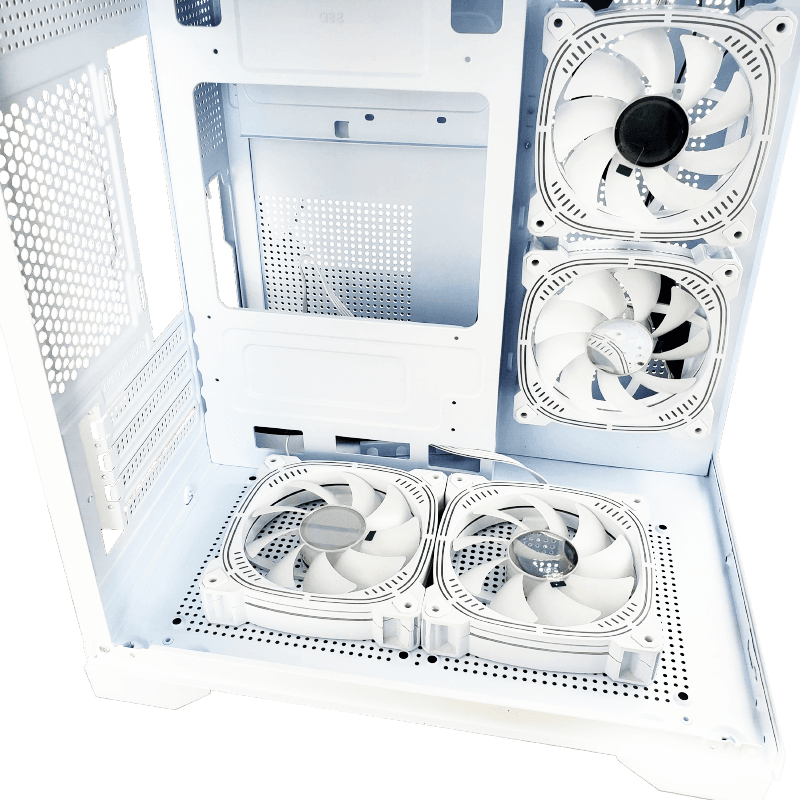 Gabinete Cubo Gamer Hayom Com 4 Fans RGB - GB1791 Branco - miniatura 3
