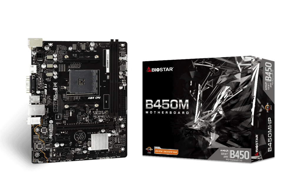 PLACA MAE BIOSTAR B450MHP SOCKET AMD AM4 VR 6.2 - foto 1