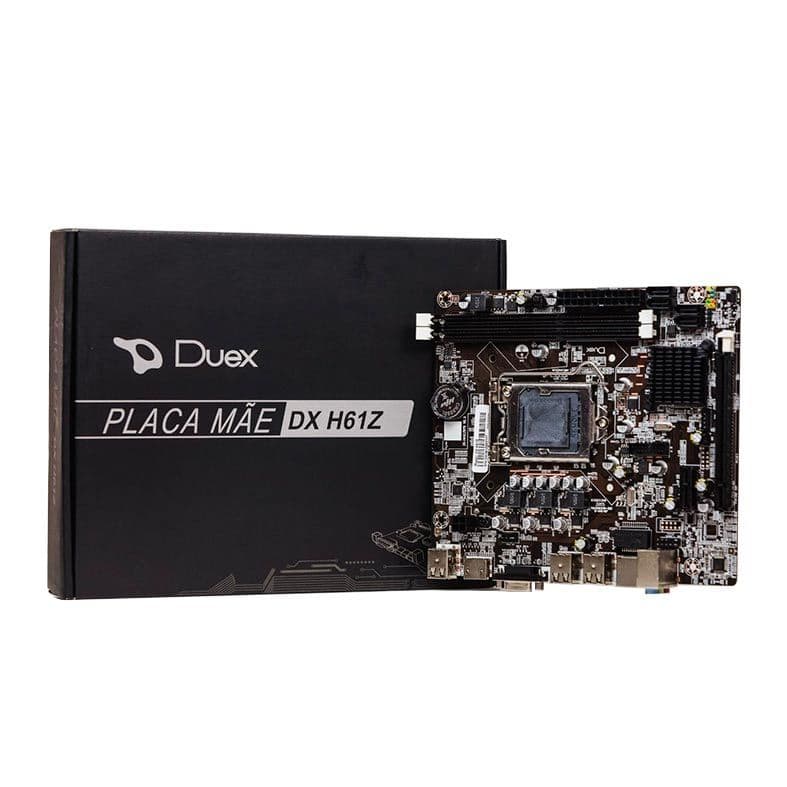 Placa Mãe Duex Dx H61z Chipset Intel H61 2ª 3ª Ddr3 Lga 1155