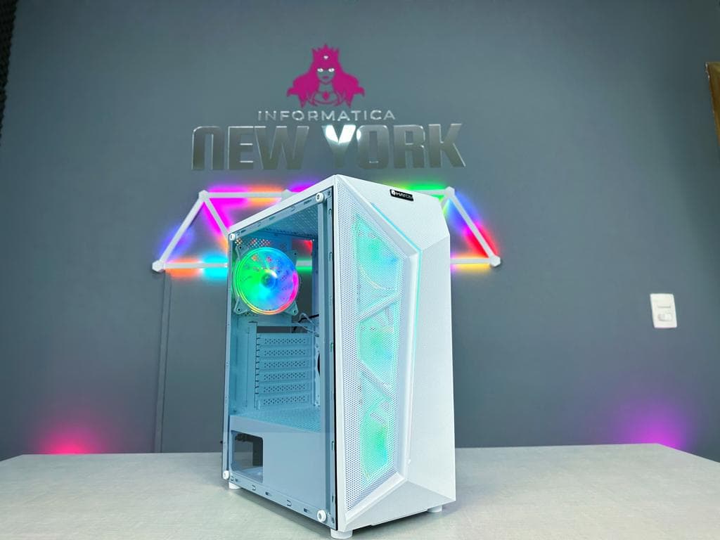 GABINETE GAMER BRANCO COM 4 FANS RGB - GB1733 - miniatura 4