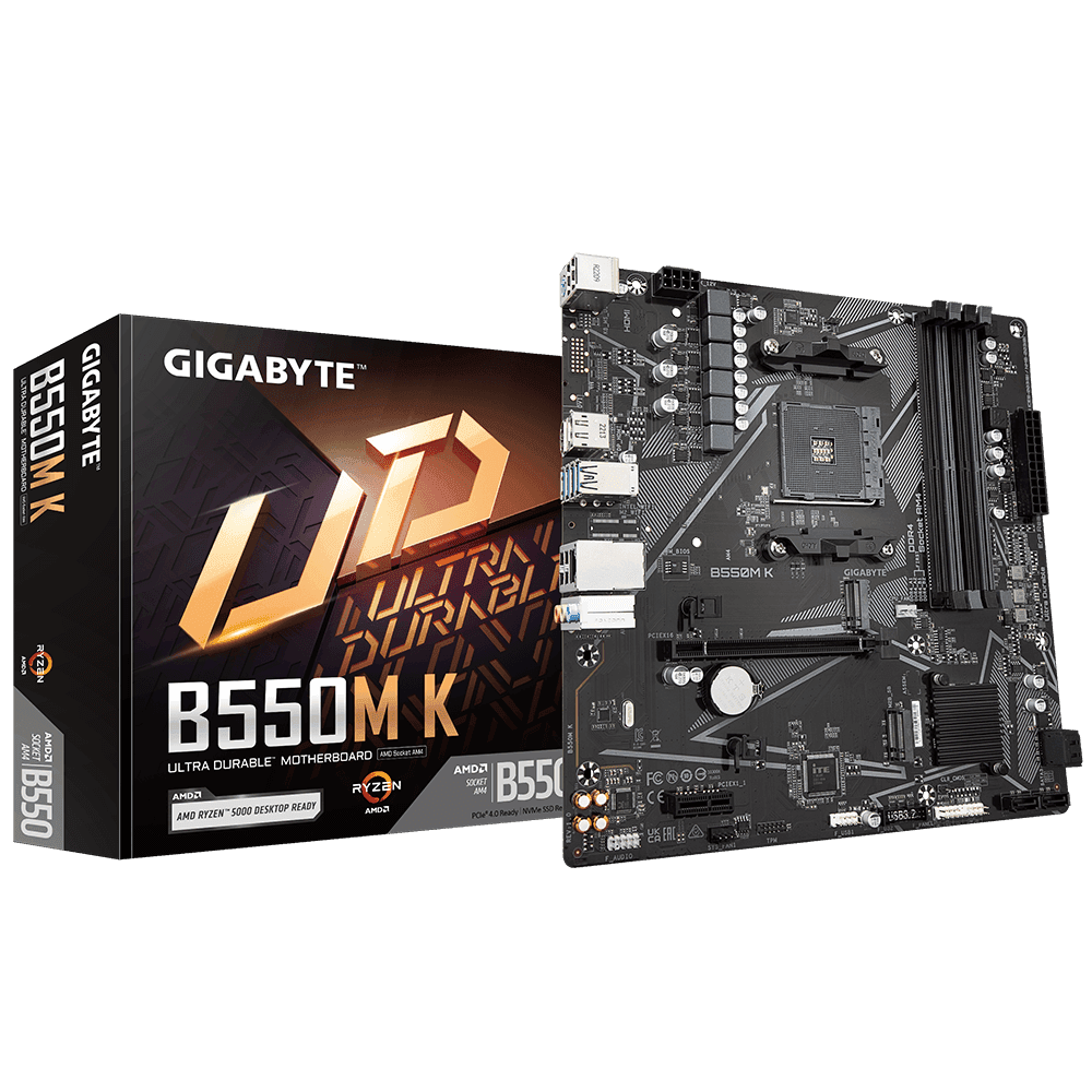PLACA MAE AMD GIGABYTE B550M K G10 DDR4 AM4 - foto 1