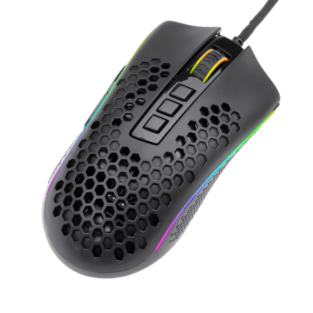 Mouse Gamer Redragon Storm Preto RGB M808-RGB - miniatura 8