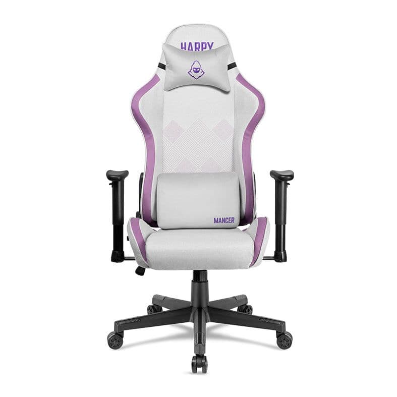 Cadeira Gamer Mancer Harpy SL, Branco e Roxo, MCR-HRPSL-WTPRP - miniatura 5