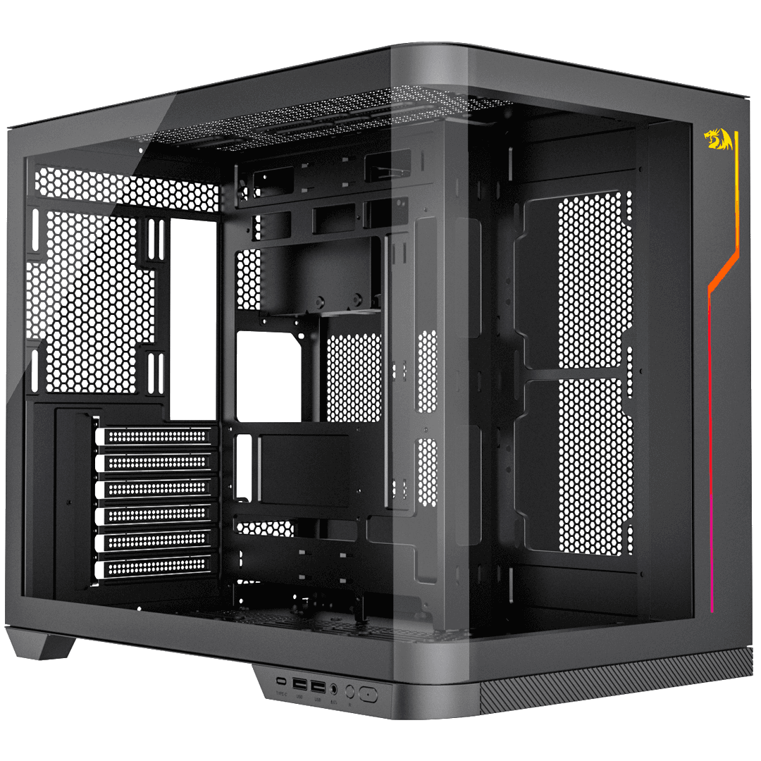 Gabinete Redragon Wideload Extreme Vidro Curvo Preto - Sem Fans - miniatura 6