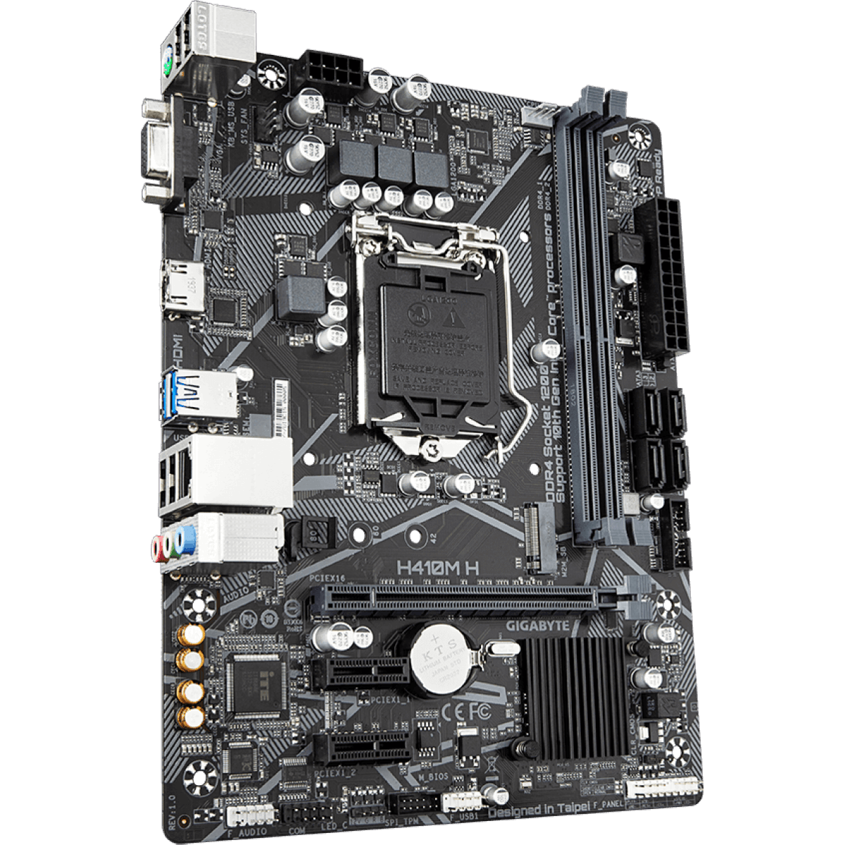 PLACA MAE H410M - SEMI NOVA 30 DIAS DE GARANTIA - miniatura 2