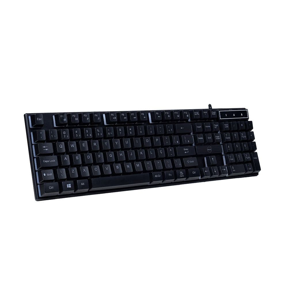 Kit Gamer Dazz Novacore 4 em 1 Teclado Membrana Mouse 1000DPI Mousepad 70x30cm Headset - miniatura 4