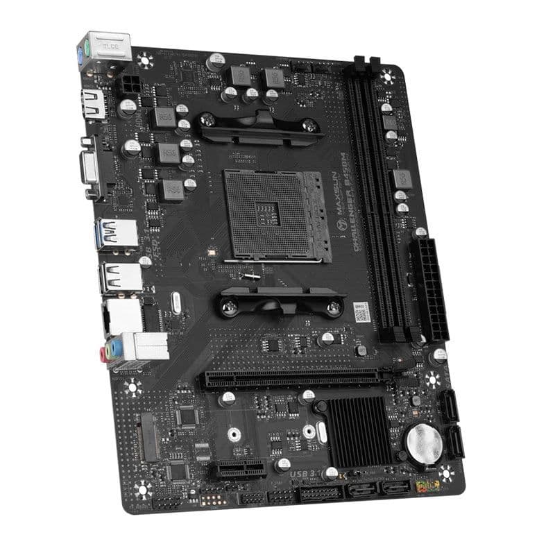 Placa Mae Maxsun Challenger B450M, DDR4, Socket AMD AM4, M-ATX, Chipset AMD B450, MS-CHALLENGER-B450M - miniatura 3