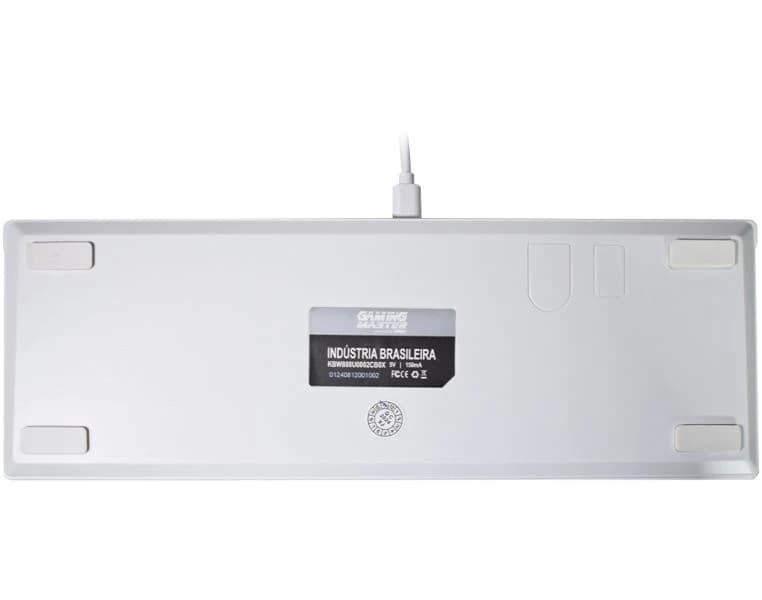 TECLADO KMEX MECANICO GAMER SPECTRAFURY BRANCO KBW8 RBG - miniatura 4