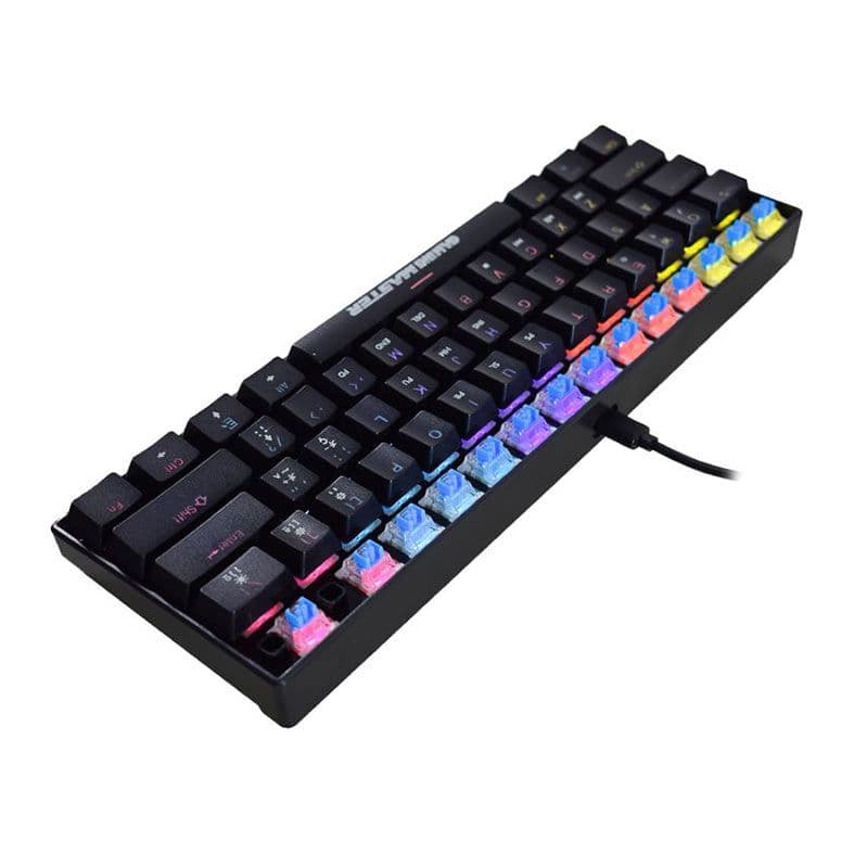 TECLADO K-MEX MECANICO GAMER SPECTRAFURY PRETO KBL8 RGB - miniatura 4