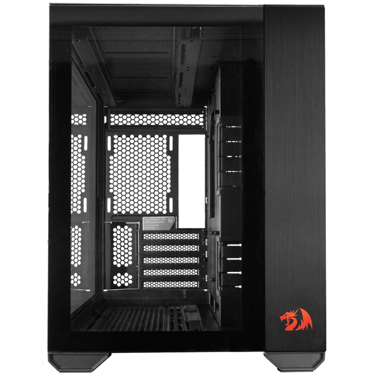 Gabinete Gamer Lian Li O11 Dynamic Mini Redragon Spec Edition, Mid Tower, Vidro Temperado, ATX, Black - miniatura 2