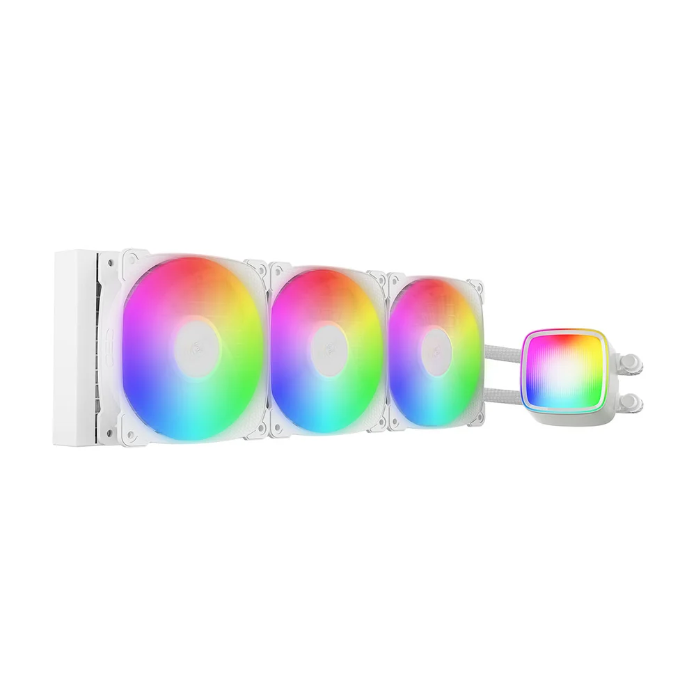 Water Cooler Geometric Future Eskimo Pro 36 ARGB 360mm AMD/Intel Branco - foto 1