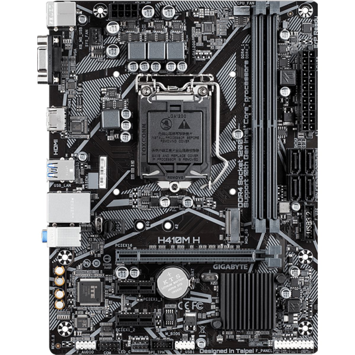 PLACA MAE H410M - SEMI NOVA 30 DIAS DE GARANTIA - miniatura 3