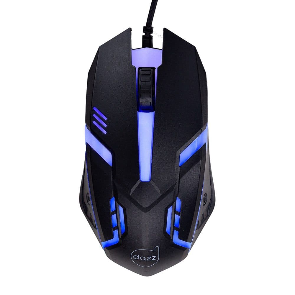 Kit Gamer Dazz Novacore 4 em 1 Teclado Membrana Mouse 1000DPI Mousepad 70x30cm Headset - miniatura 3