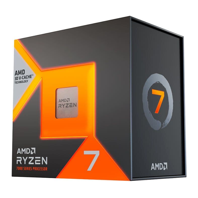 Processador AMD Ryzen 7 7800X3D, 8-Core, 16-Threads, 4.2GHz (5.0GHzTurbo), Cache 104MB, AM5, 100-100000910WOF - foto 1