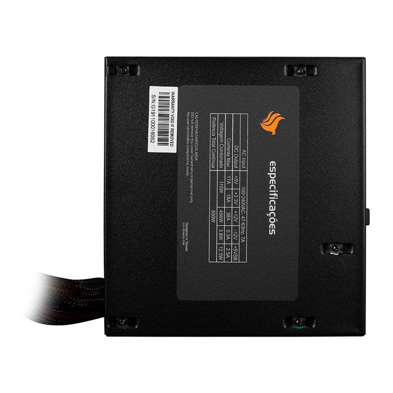 Fonte Pichau Nidus 500W Bronze 80 Plus - (Semi Nova 90 Dias de Garantia) - miniatura 5