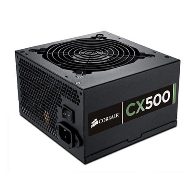 Fonte Corsair CX500 500W 80 PLUS - (SEMI NOVA 30 DIAS DE GARANTIA)