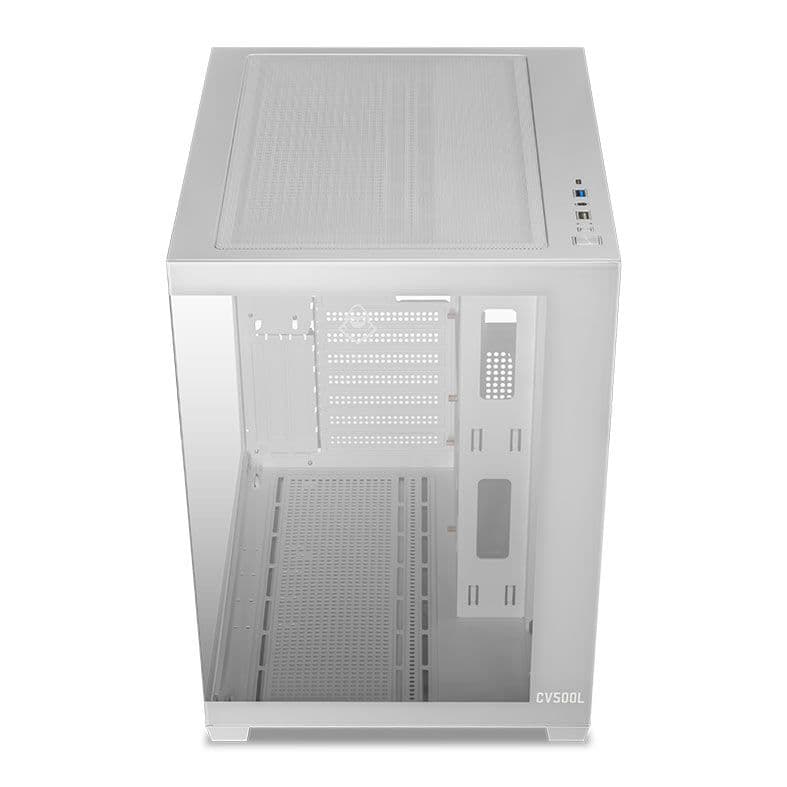 Gabinete Gamer Mancer CV500L, Mid Tower, Lateral De Vidro, Branco, MCR-CV500L-WH - miniatura 2