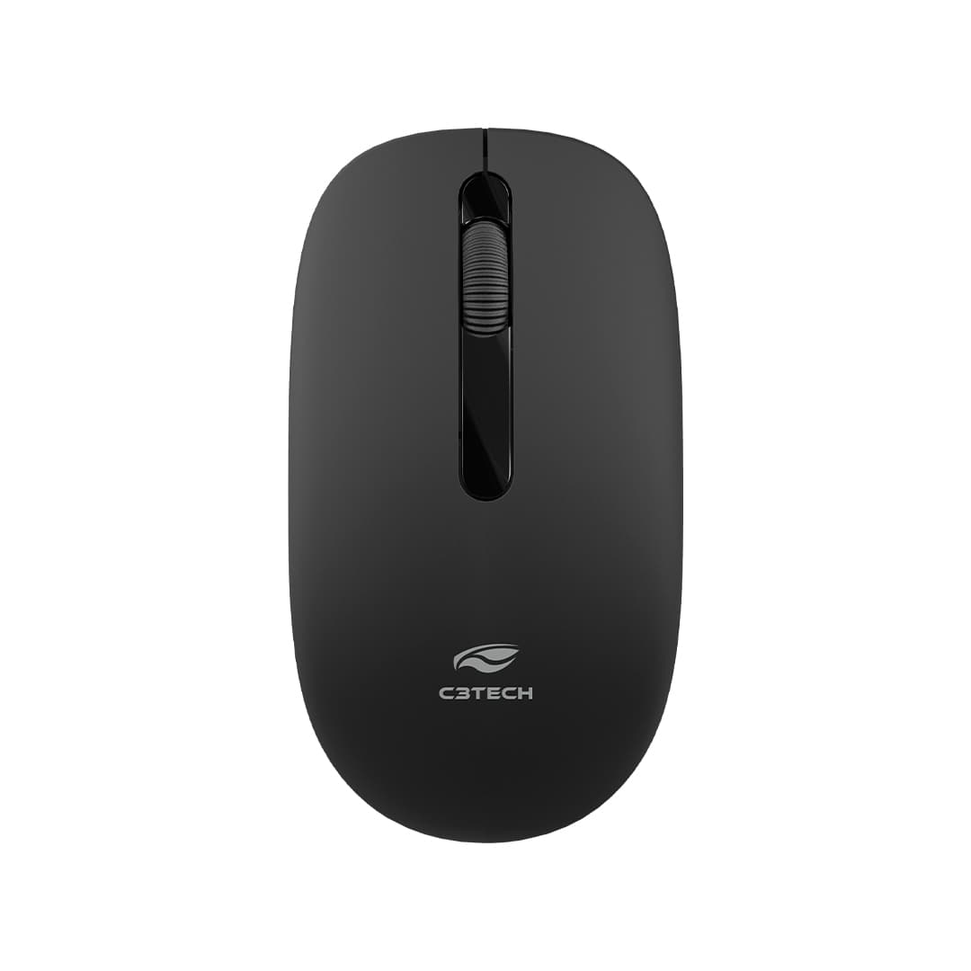 Mouse Sem Fio M-W15BK Preto C3Tech - miniatura 2