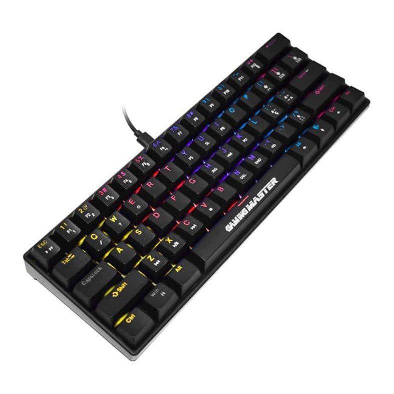 TECLADO K-MEX MECANICO GAMER SPECTRAFURY PRETO KBL8 RGB - miniatura 2
