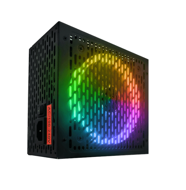 FONTE BRX ATX 500W AUTOMATICA RGB  80 PLUS - miniatura 2