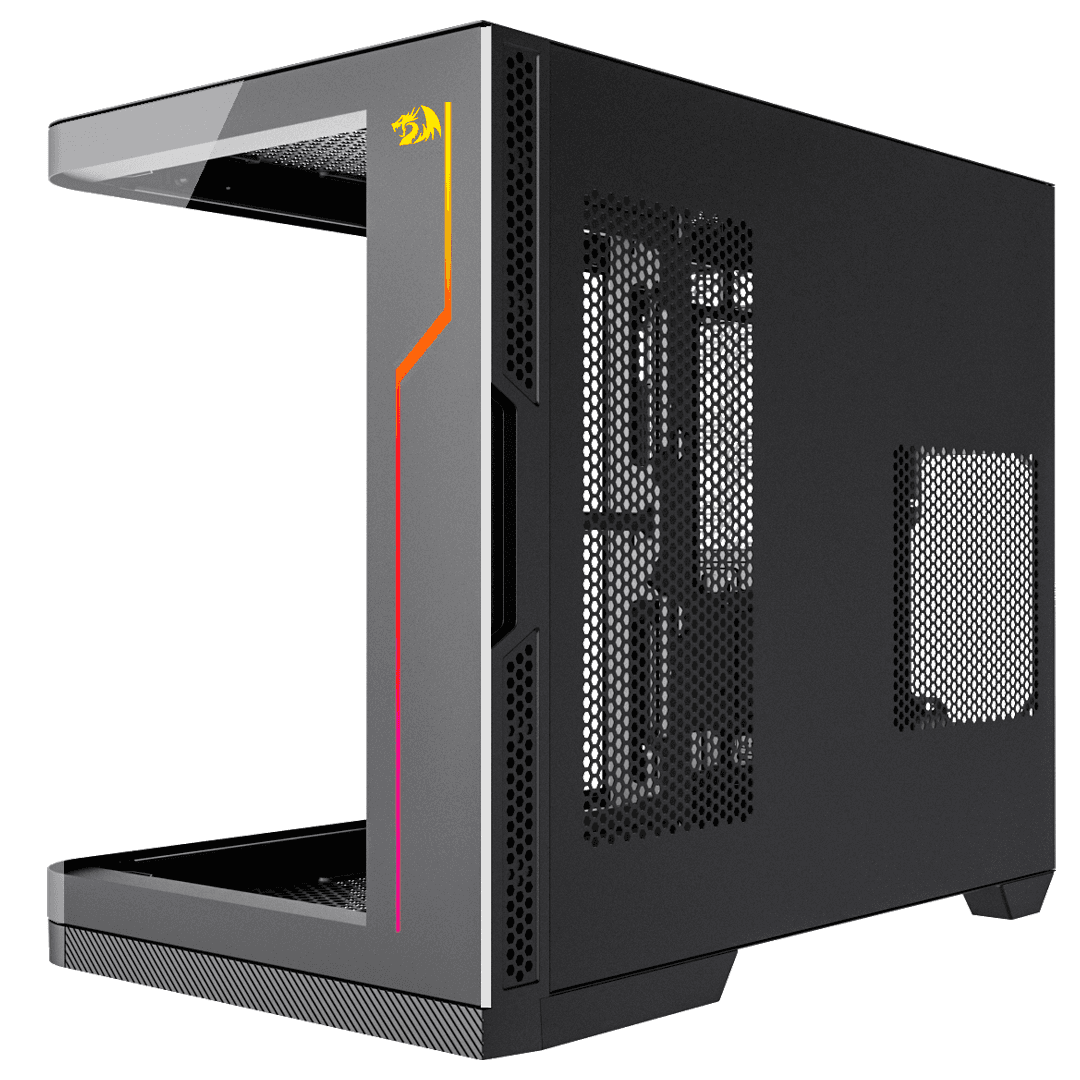 Gabinete Redragon Wideload Extreme Vidro Curvo Preto - Sem Fans - miniatura 7
