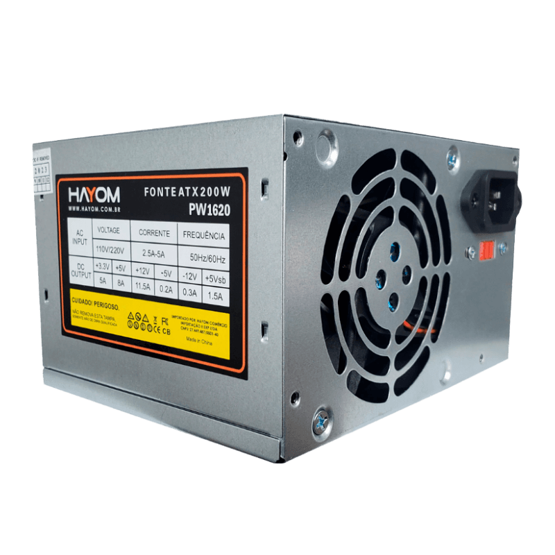FONTE 200W ATX – HAYOM PW1620