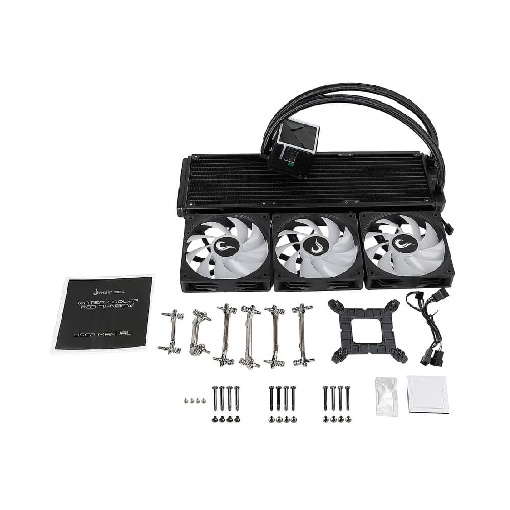 Water Cooler Rise Mode Black 360mm 2000RPM RGB - RM-WCB-03-RBW - miniatura 5