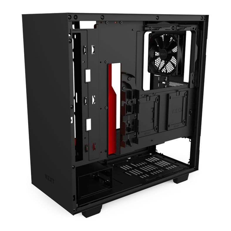 Gabinete NZXT H510 Preto/Vermelho, CA-H510B-BR - miniatura 6