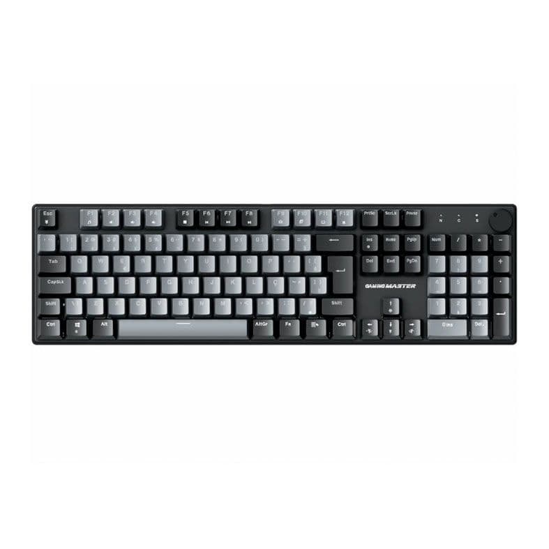 TECLADO K-MEX MECANICO GAMER SHADOWSCOPE KGY528 CINZA E PRETO - miniatura 3