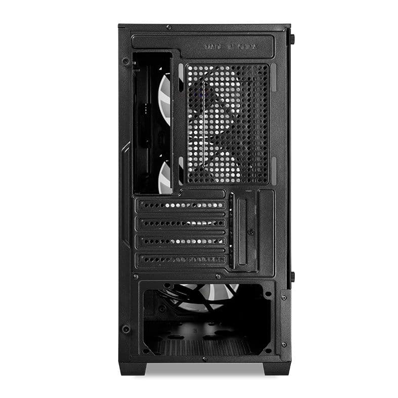 Gabinete Gamer Mancer Ward V3, Mini-Tower, Lateral de Vidro, Com 3 Fans, Preto, MCR-WD3-BK-3F - miniatura 4
