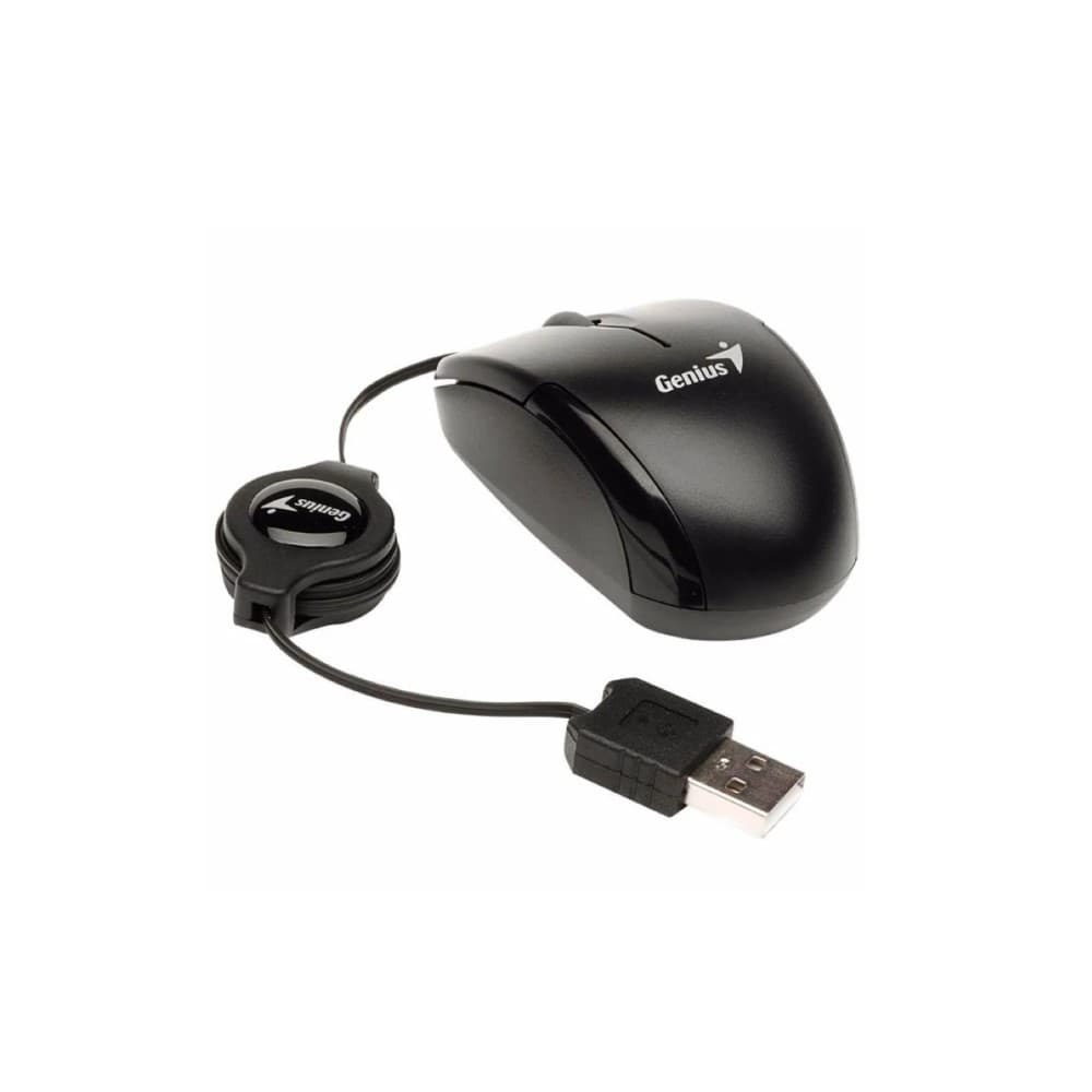 Mouse Genius Micro Traveler V2 3 Botões USB 1000 DPI Preto - miniatura 2