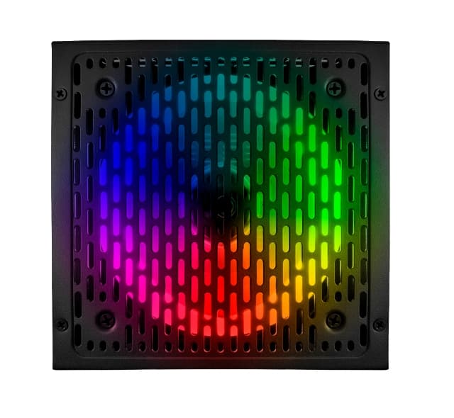 FONTE BRX ATX 500W AUTOMATICA RGB  80 PLUS - miniatura 3