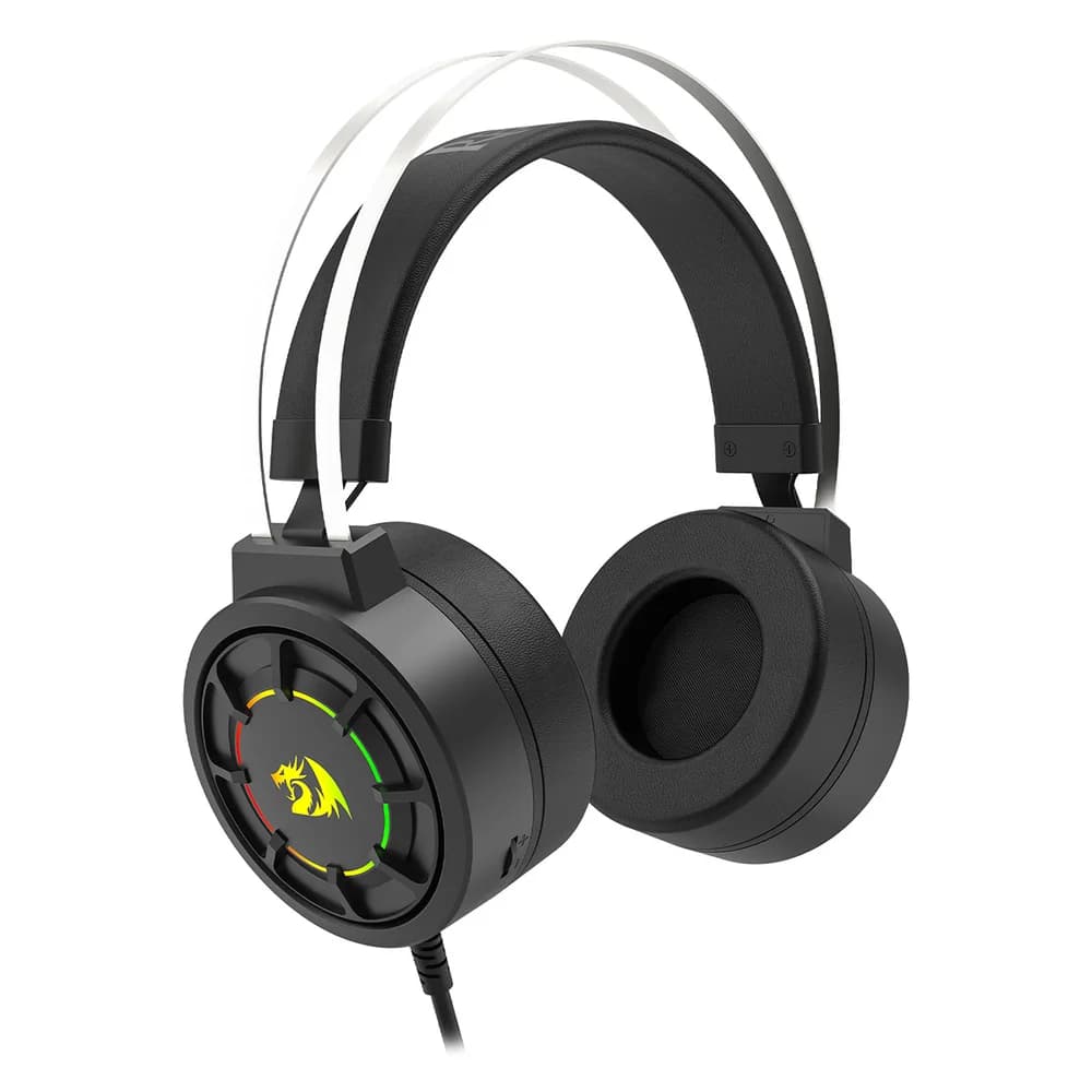 HEADSET GAMER REDRAGON GRENDEL RGB PRETO USB H314-RGB - foto 1