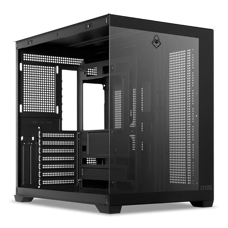 Gabinete Gamer Mancer CV500L, Mid Tower, Lateral De Vidro, Preto, MCR-CV500L-BK - foto 1