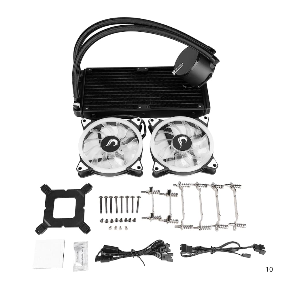 Water Cooler Rise Mode Black 240mm ARGB - RM-WCB-04-ARGB - miniatura 8