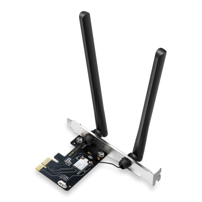 Adaptador Mercusys PCIe Wi-Fi 6E AXE5400 Tri-Band + Bluetooth 5.3 - MA86XE