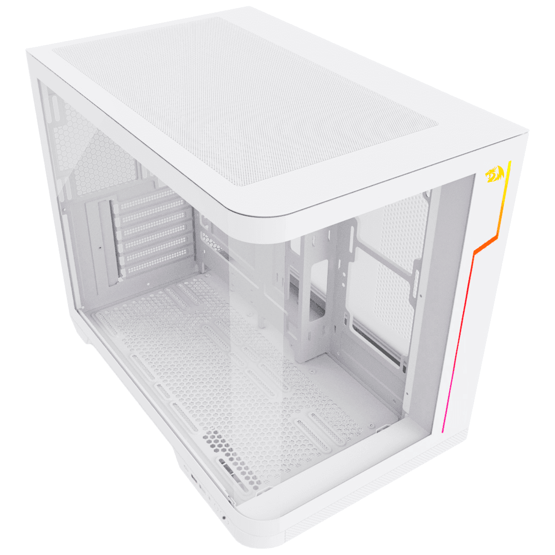 Gabinete Redragon Wideload Extreme Vidro Curvo Branco - miniatura 3