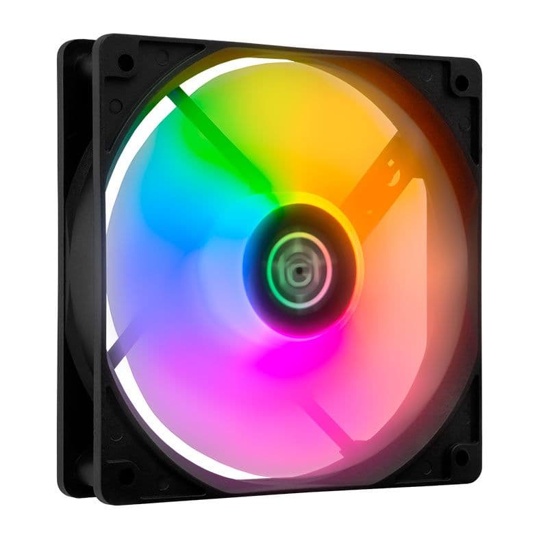 Kit Ventoinhas TGT Striker, Rainbow, 3x120mm, TGT-STK3-BLRBW - miniatura 2