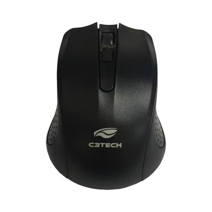 Mouse Wireless C3tech M-W20BK 1000dpi Preto - foto 1