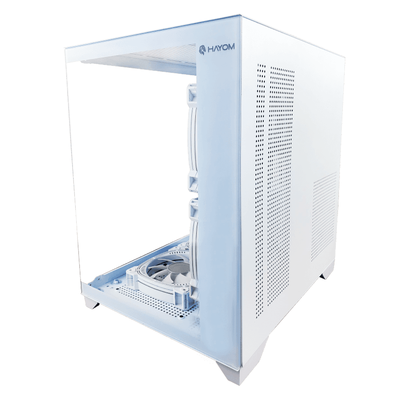 Gabinete Cubo Gamer Hayom Com 3 Fans RGB - GB1791 Branco - miniatura 5