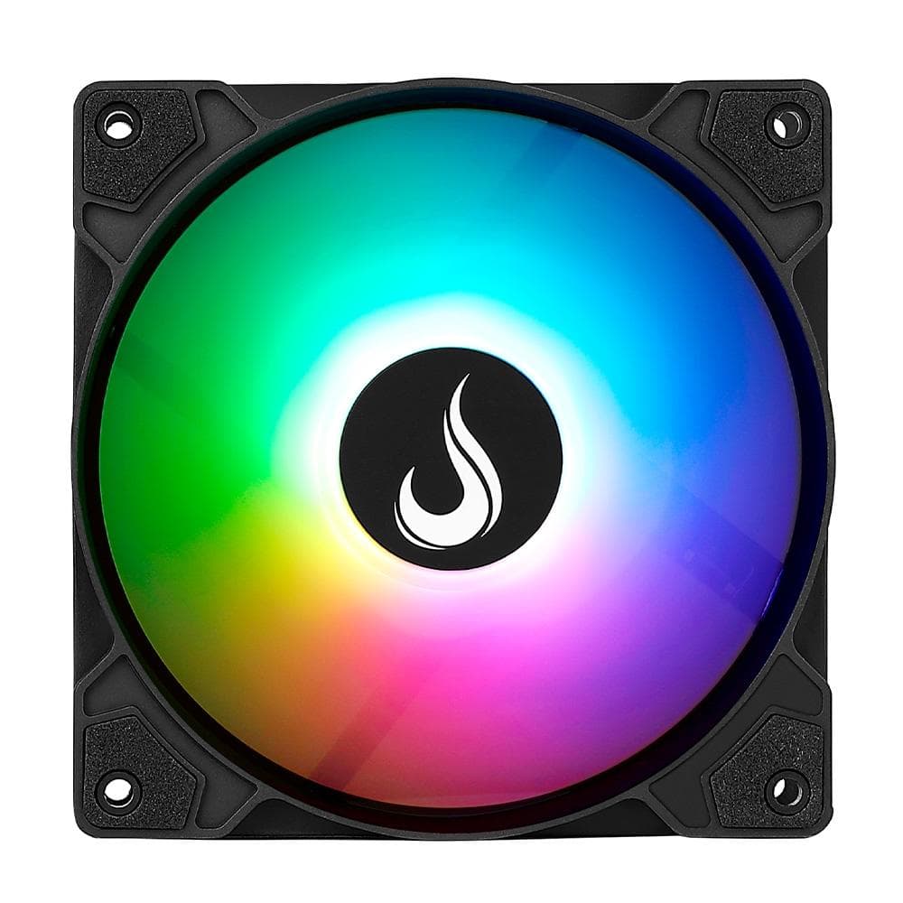 Kit Cooler Gabinete Rise Mode X C/ 3x Fans 120mm 1200 RPM ARGB - RM-XLD-01-ARGB - miniatura 2