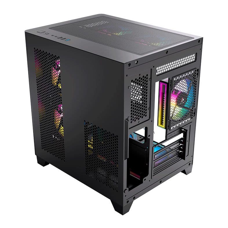 Gabinete Gamer Acegeek Arcane, Mid-Tower, Lateral de Vidro, Preto, AG-ARCANE-BK - miniatura 7