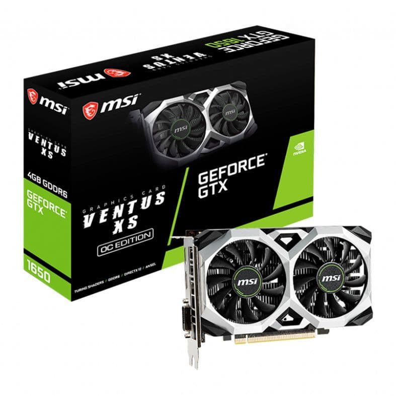 Placa de Vídeo MSI NVIDIA GeForce GTX 1650 Ventus 4GB GDDR6 - foto 1
